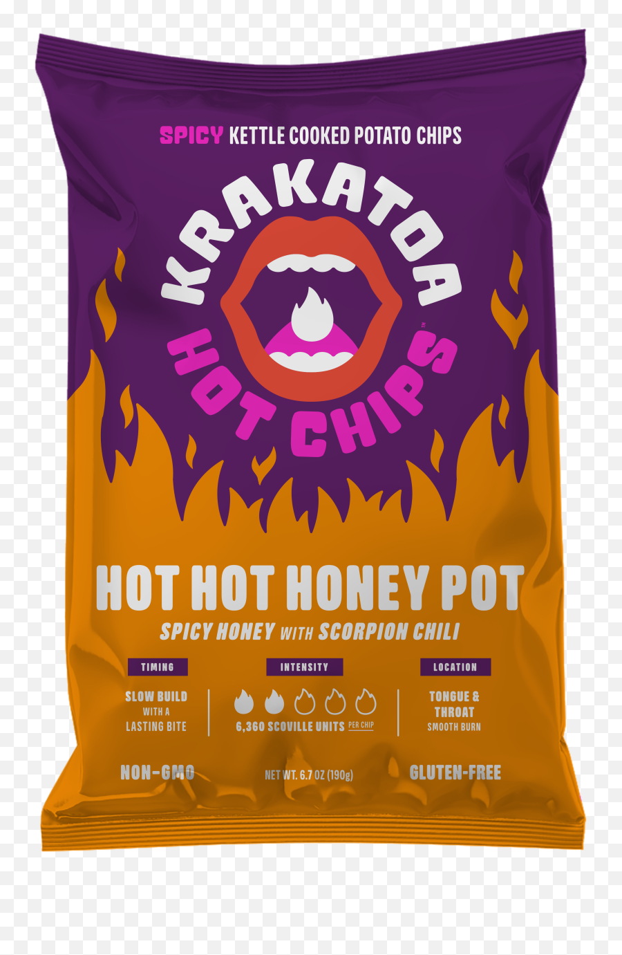 Krakatoa Hot Honey Pot - Hot Hot Honey Pot Chips Png,Honey Pot Icon