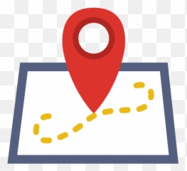Maps Icon Aesthetic Yellow - Ubicacion Mapa Icono Png