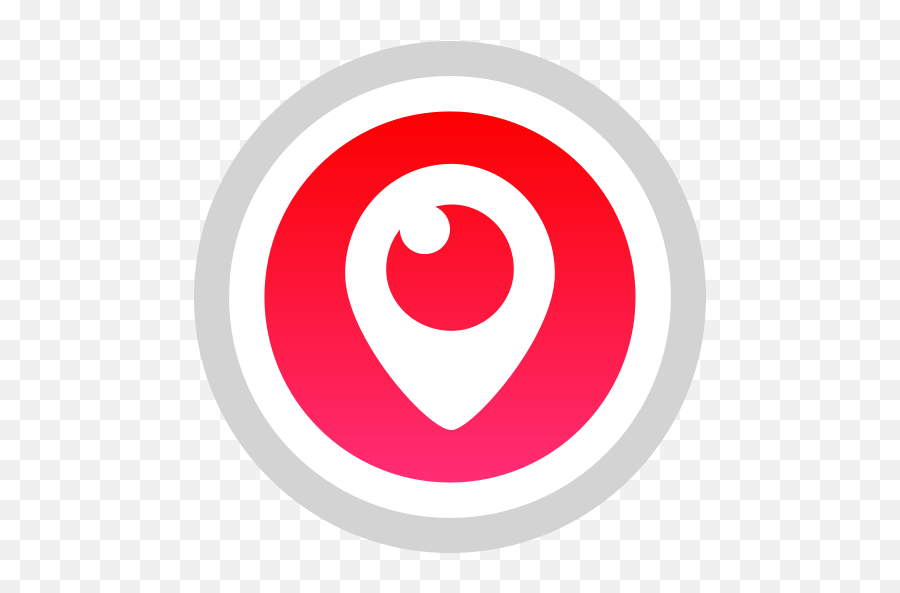 Logo Media Periscope Social Icon - Circle Png,Periscope Png