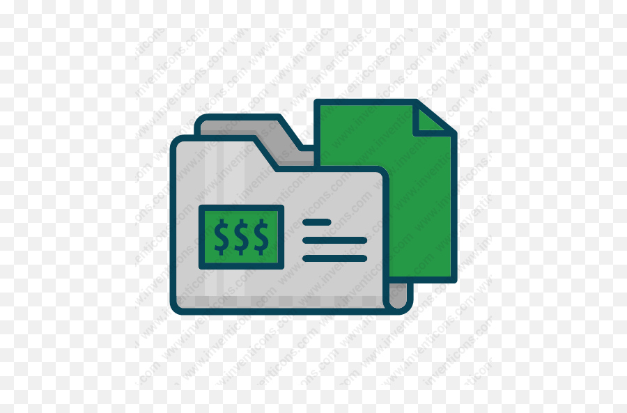 Download Money Folder Vector Icon Inventicons - Icon Money Folder Png,Excel Folder Icon