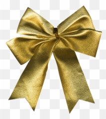 Gold Christmas Bow Transparent U0026 Png Clipart Free Download - YWD Ribbon