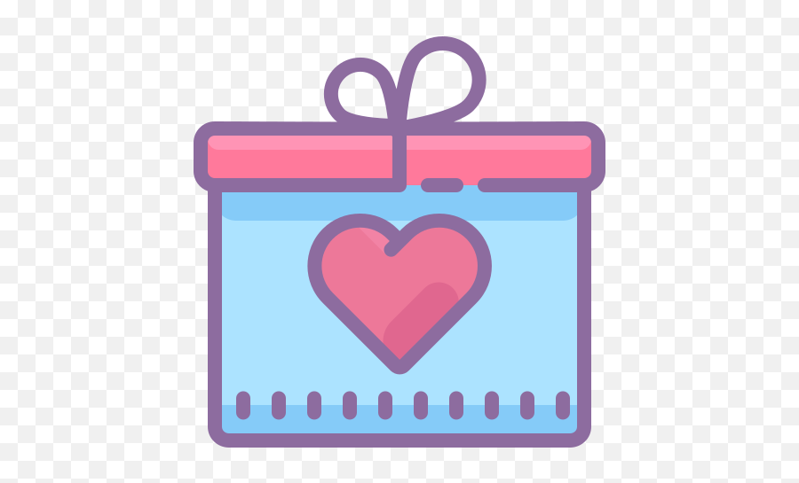 Wedding Gift Icon In Cute Color Style - Portable Network Graphics Png,Present Icon