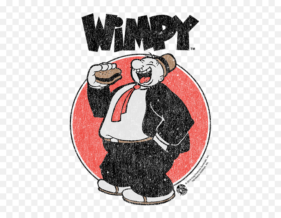 Popeye - Wimpy Tshirt For Sale By Brand A Wimpy Shirt Png,Popeye Icon