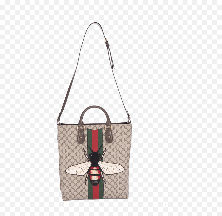 Gucci Monogram Bee Icon 2 Way Use Tote Bag 437549 001998 No Dust Cover - Tote Bag Png,Attic Icon