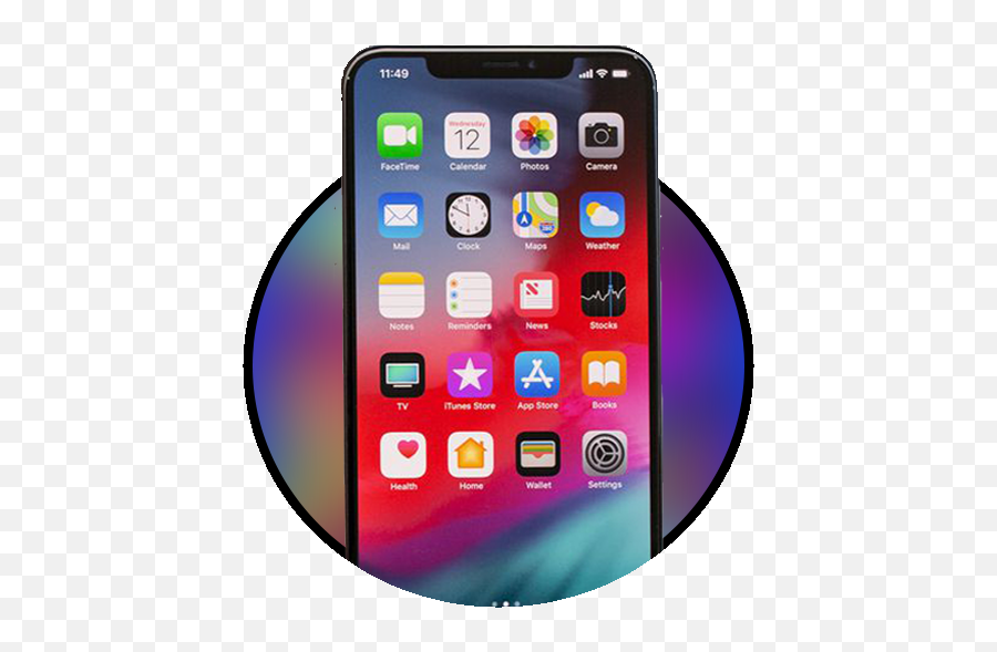 Ios 12 Lock Screen Launcher Iphone Xrs Apk 20 - Download Iphone X Home Screen Png,Ios Lock Icon