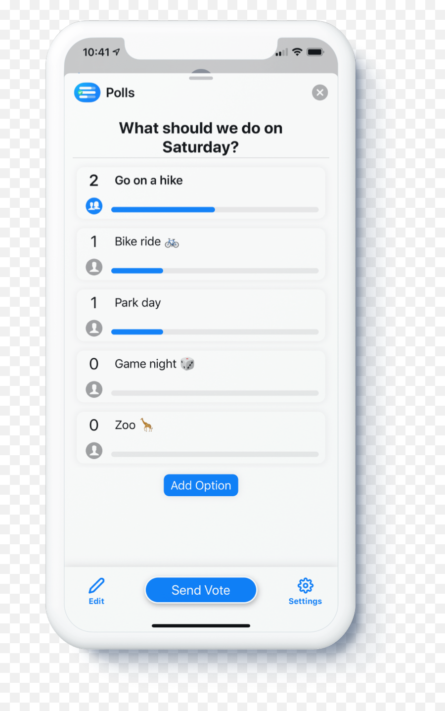Polls For Imessage - Group Decisions Made Easy Smartphone Png,Imessage App Icon