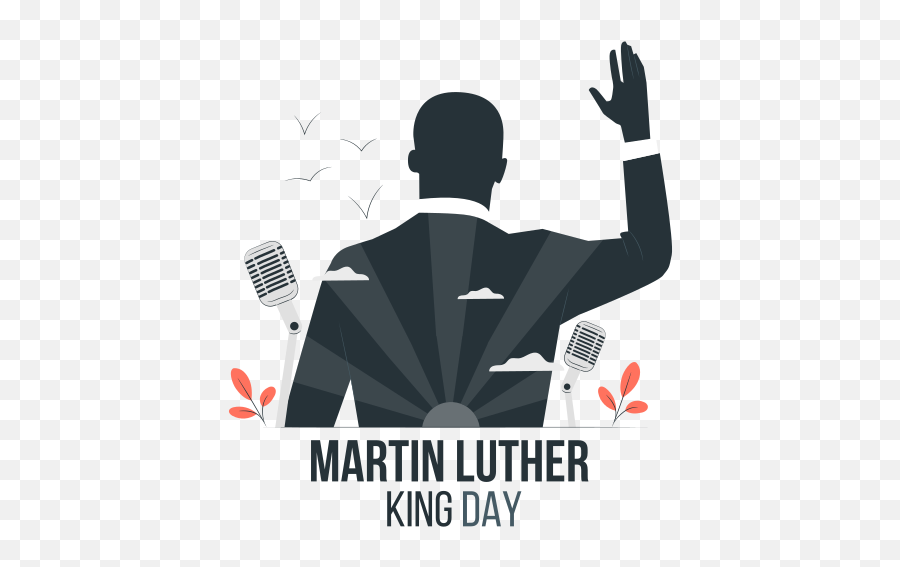 Martin Luther King Day Customizable Isometric Illustrations - Martin Luther King Day Sale Email Ideas Png,Martin Luther Icon