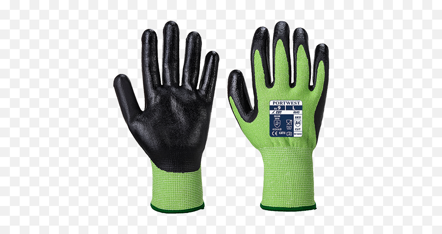 Green Cut - Nitrile Foam Portwest A645 Png,Foam Finger Png