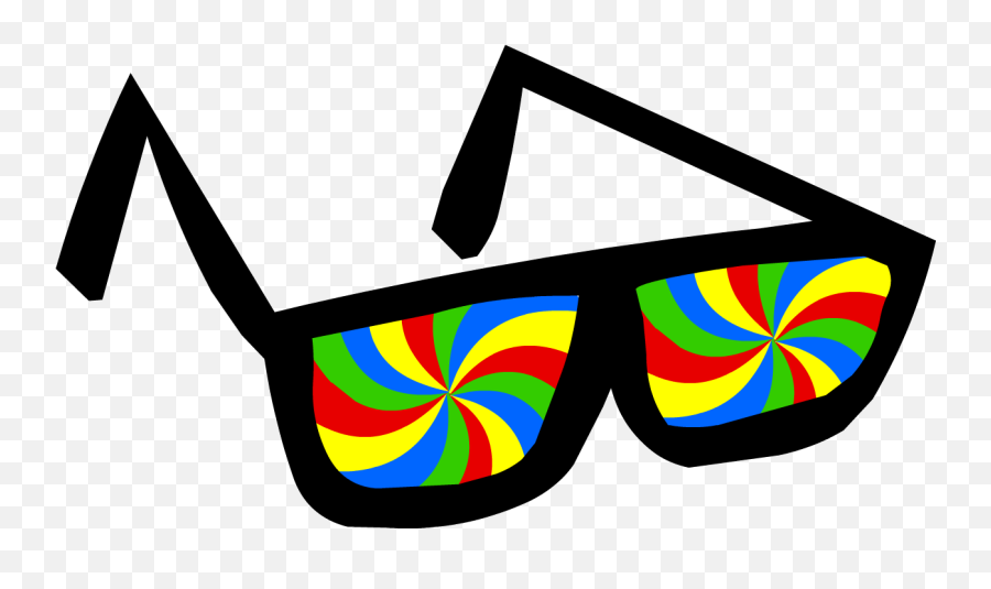 Club Penguin Swirly Glasses - Club Penguin Glasses Png,Swirly Png