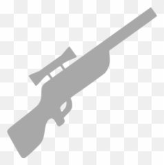 Dark Gray Sniper Rifle Icon - Free dark icons png