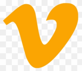 Orange Vimeo Icon - Free orange site logo icons png