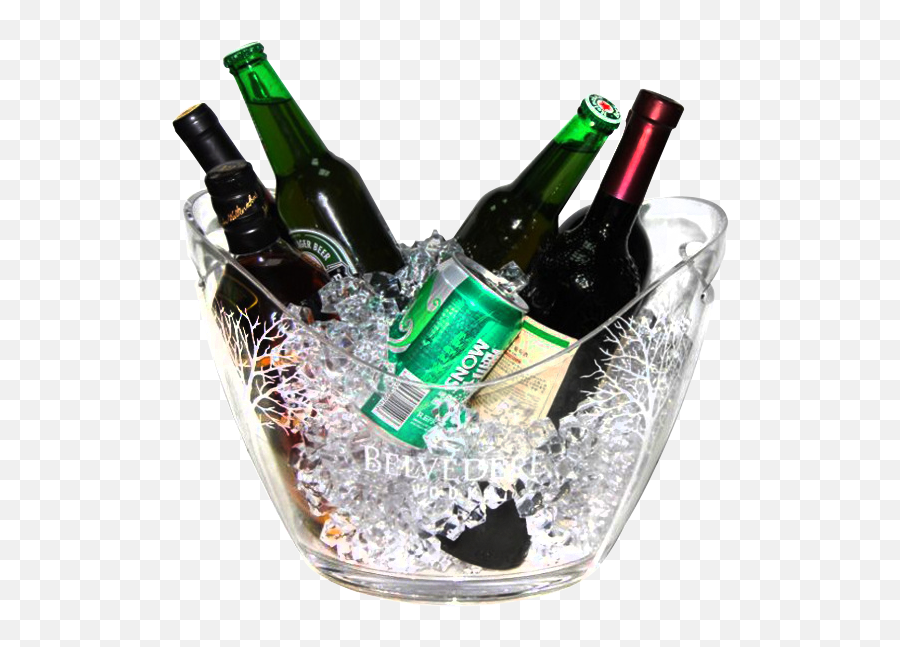 Plastic Ice Bucket Beer - Wine Bottle Png,Beer Bucket Png