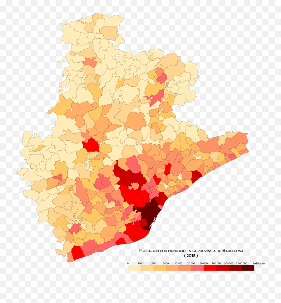 Barcelona Poblacion - Població Província Barcelona Png,Barcelona Png