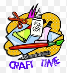 Clip Art Craft Time - Png Download Full Size Clipart Arts And Crafts Time,Raft Png