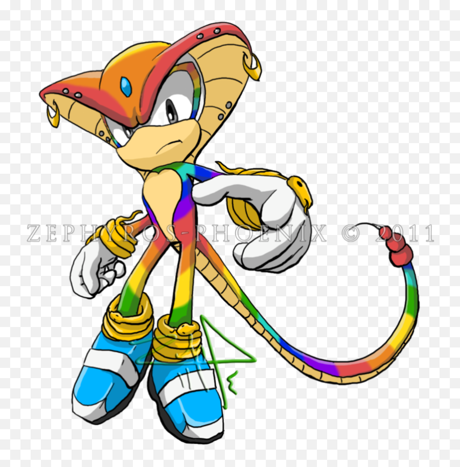 Rainbow Serpent Png 4 Image - Sonic The Hedgehog Oc,Serpent Png