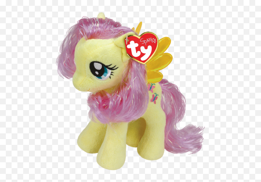 Ty My Little Pony Fluttershy Med - My Little Pony Plush Baby Fluttershy Png,Fluttershy Png