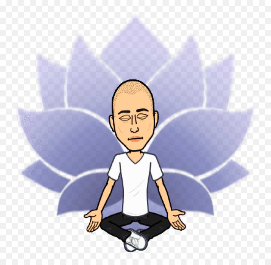 Meditate With Ray - Bitmoji Relaxing Png,Meditate Png