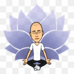 Meditate With Ray - Bitmoji Relaxing Png,Meditate Png