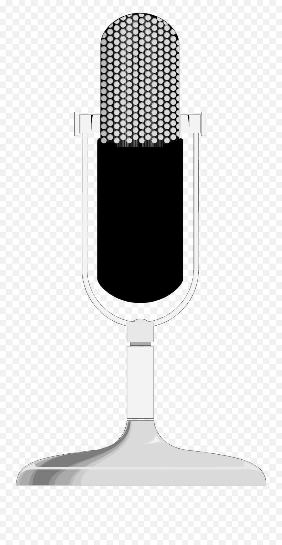 Free Stock Photo Illustration Of A - Clipart Microphone Drawing Transparent Png,Microphone Transparent Background