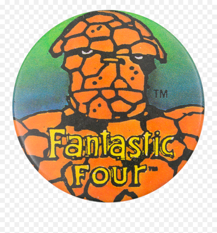 Fantastic Four Busy Beaver Button Museum - Thing Png,Fantastic Four Logo Png