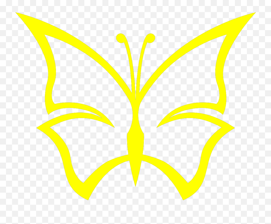 Yellow Butterfly Png Svg Clip Art For - Portable Network Graphics,Yellow Butterfly Png