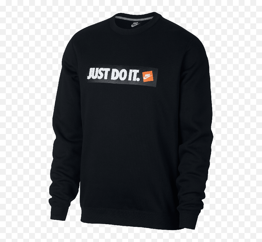 Download Hd Nike Just Do It Logo Sweatshirt Transparent Png - Just Do It Nike,Nike Just Do It Png