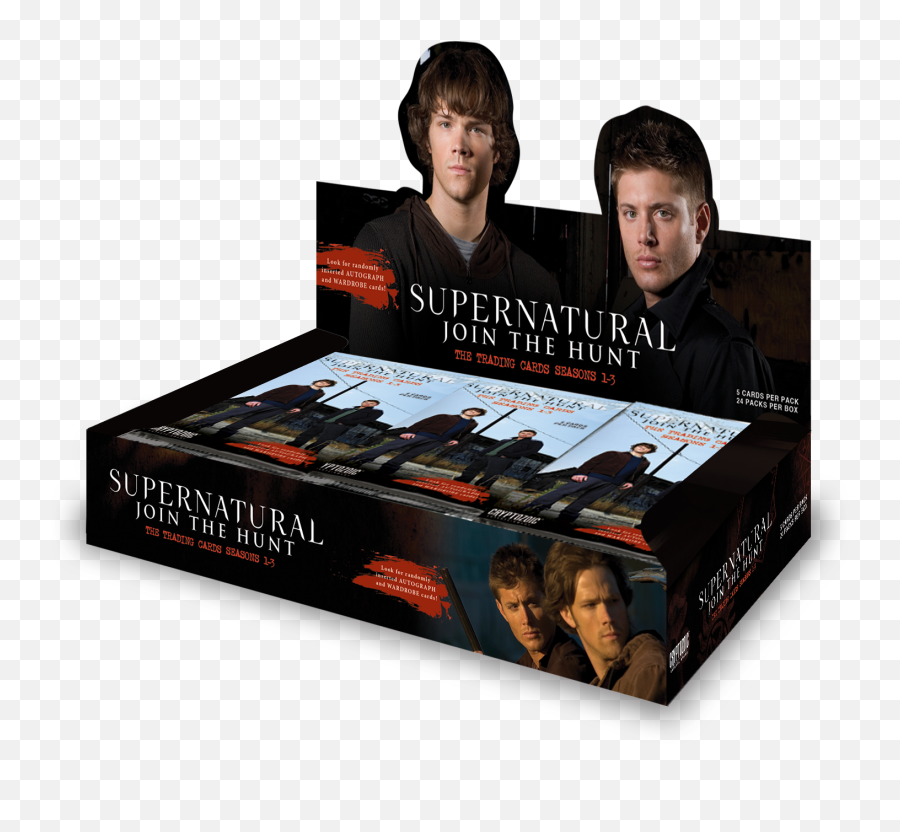 Supernatural Trading Cards Seasons 1 - 3 Cryptozoic Smallville Box Set Png,Supernatural Png