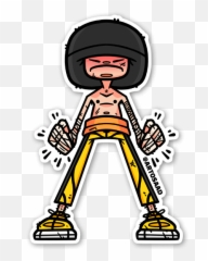 Bruce Lee - Stickerapp Illustration Png,Bruce Lee Png