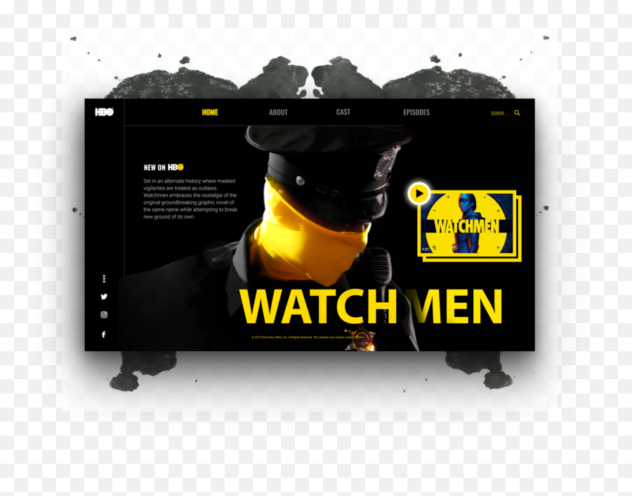 Watchmen Tv Serie - Watch Button Png,Watchmen Png