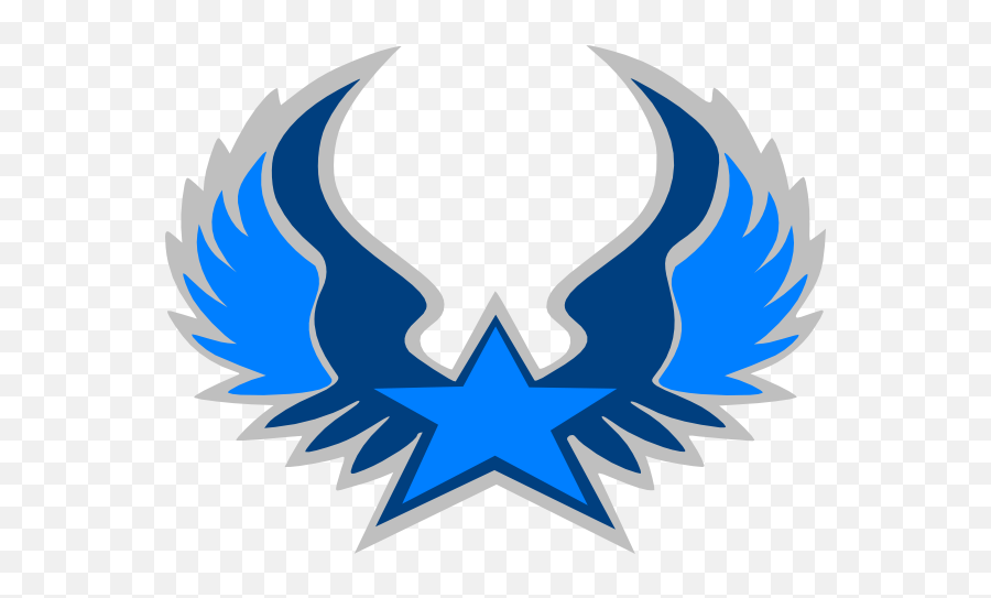 Blue Wings Logo - Logodix Transparent Background Gaming Logo Png,Wings Logo  Png - free transparent png images 