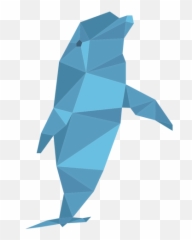 Dolphin Low Poly - Transparent Png U0026 Svg Vector File Low Poly Transparent,Dolphin Png