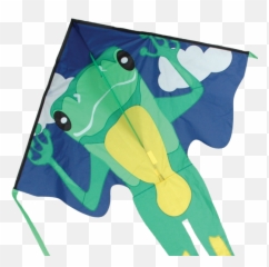 Large Easy Flyer Kite - Green Frog Umbrella Png,Kite Png