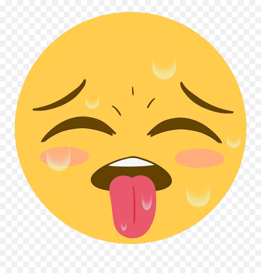 Ahegao Face Emoji Png Image - Emoji Discord Emotes,No Emoji Png