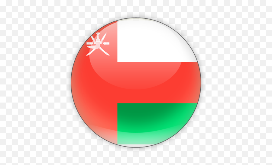 Round Icon - Oman Flag Transparent Png,Oman Flag Png