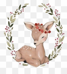 Bambi Cervatillo Ciervo Sticker - Bambi Watercolor Png,Bambi Png