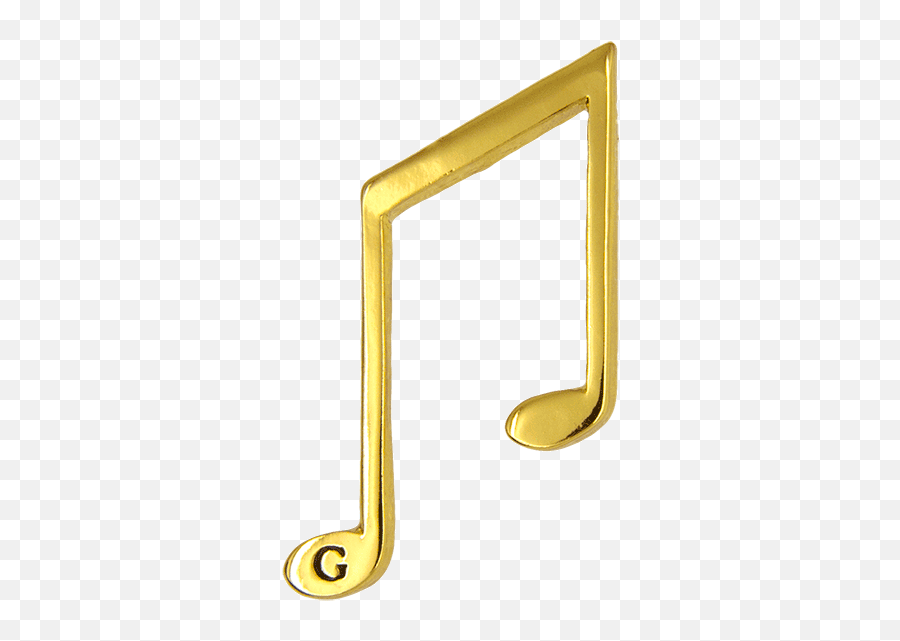 Gold Music Note Transparent Png - Gold Music Note Png,Music Note Transparent Background