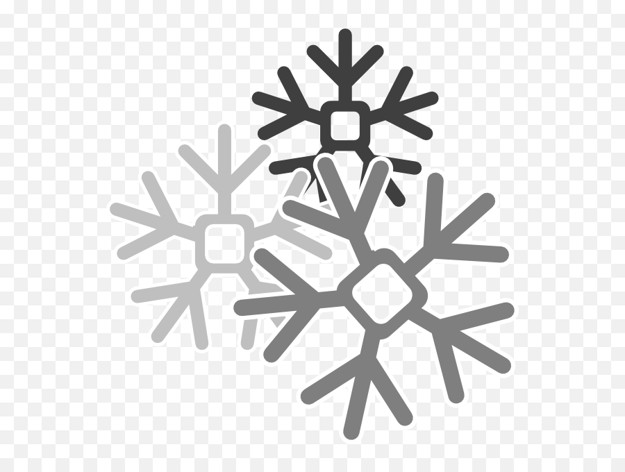 Download Snowflake Clipart Vector - Cartoon Snow Transparent Cartoon Snowflake Png,Snowflake Clipart Transparent Background