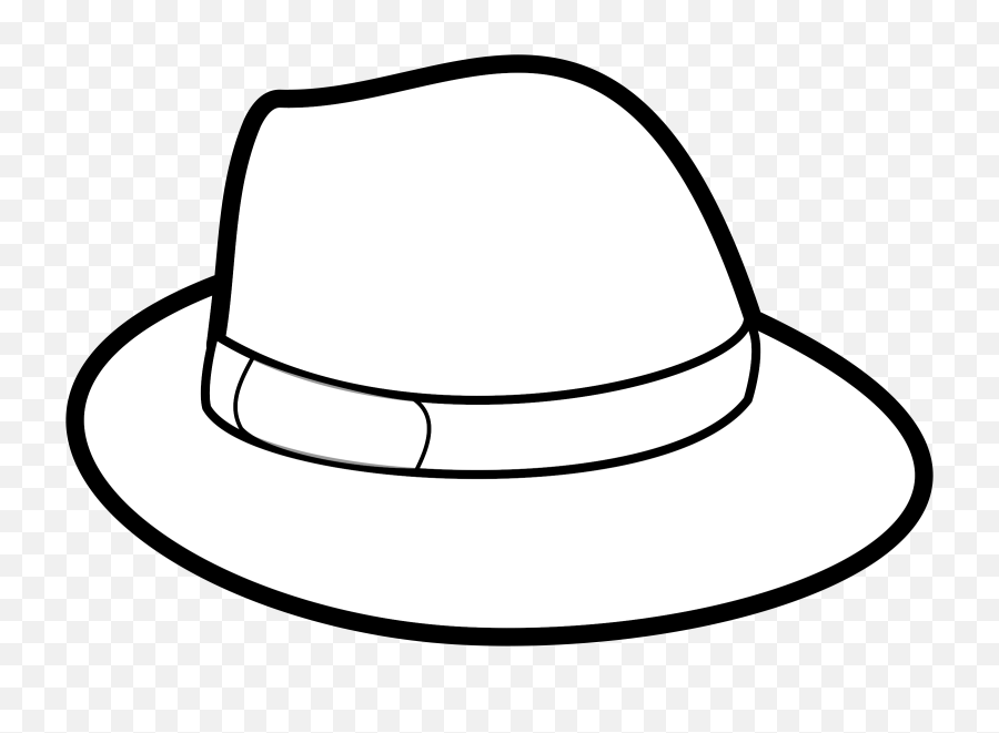 Hat Black And White - Hat Clipart Black And White Png,Black Cowboy Hat Png