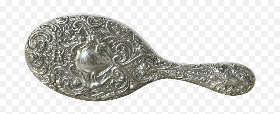 English Sterling Hand Mirror Birmingham 1899 - Antique Png,Hand Mirror Png