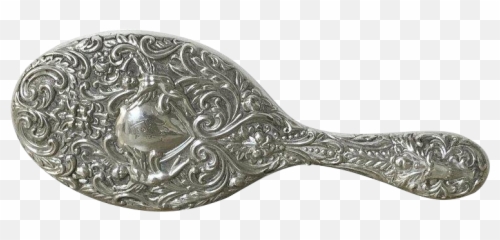 English Sterling Hand Mirror Birmingham 1899 - Antique Png,Hand Mirror Png