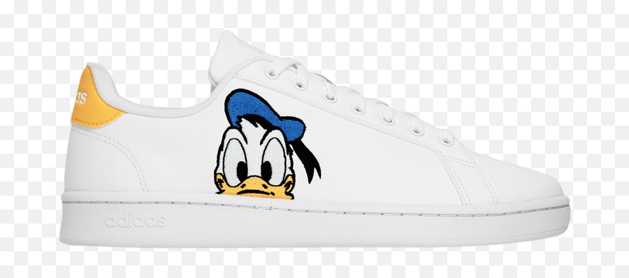 Disney X Grand Court U0027donald Ducku0027 - Adidas Fy0250 Goat Disney X Adidas Donald Duck Png,Donald Duck Png