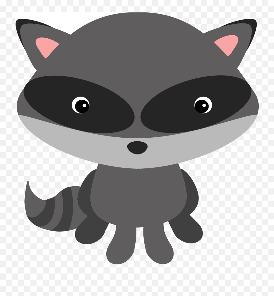 Woodland Animals Clipart Transparent - Transparent Background Woodland Animals Clipart Png,Raccoon Transparent Background