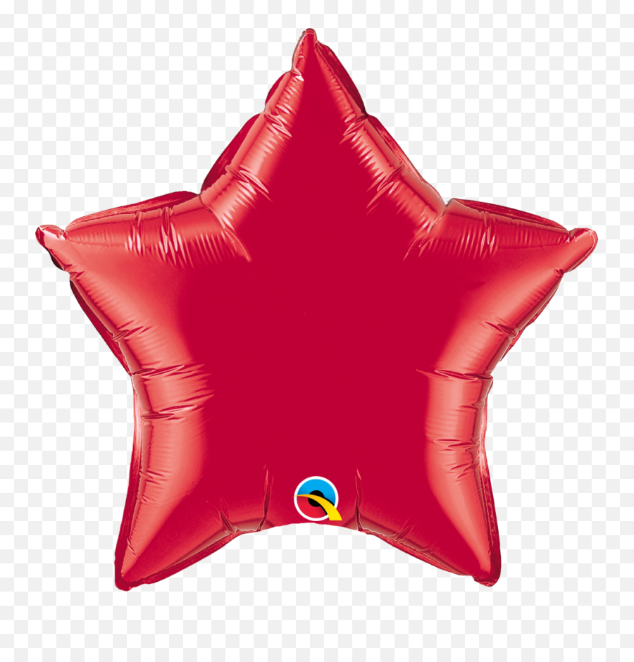 Qualatex 36 Inch Red Star Foil Balloons - Star Shaped Balloons Png,Red Star Png