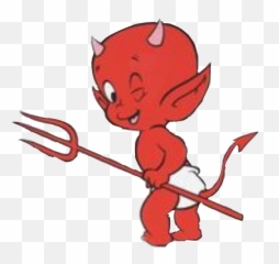 Hotstuff Devil Littledevil Satan Red Sticker By Lara - Transparent Hot Stuff The Little Devil png