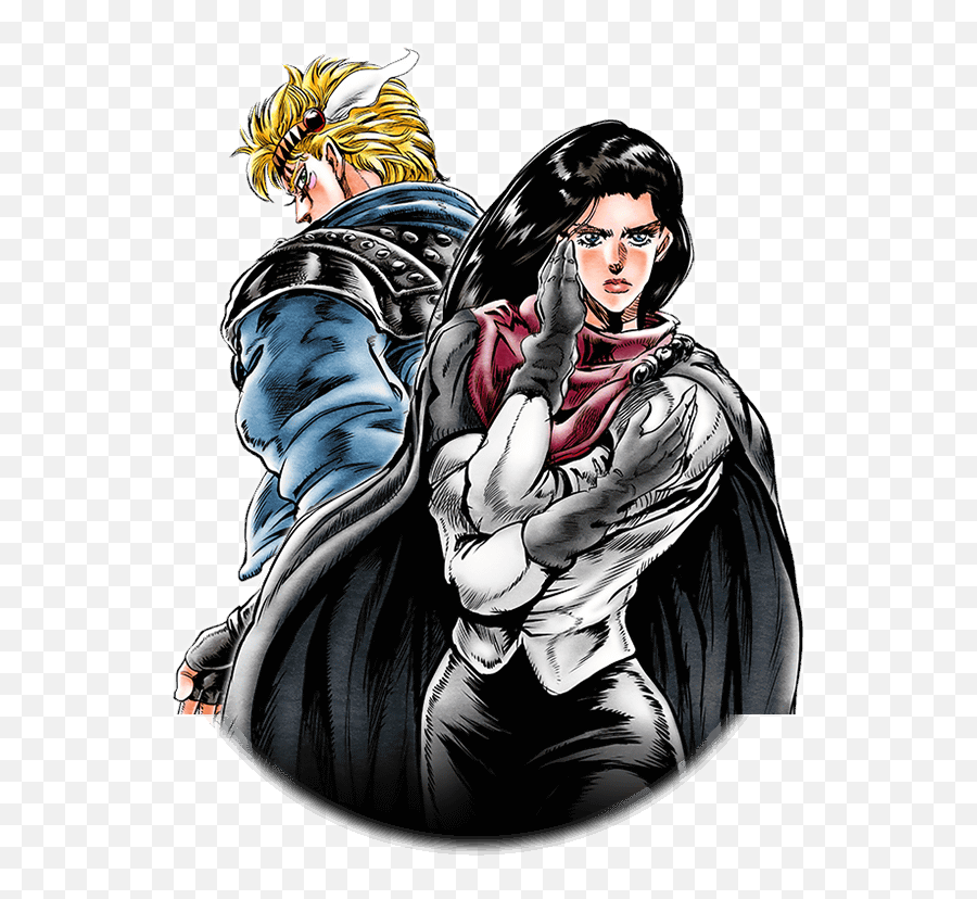 Ssr Lisa And Caesar - Jojoss Wiki Jjba Manga Lisa Lisa Png,Lisa Png