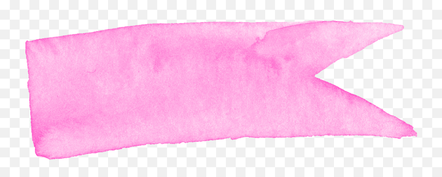 7 Pink Watercolor Ribbon Banner Png Transparent Onlygfxcom - Light Pink Banner Paint,Ribbon Png
