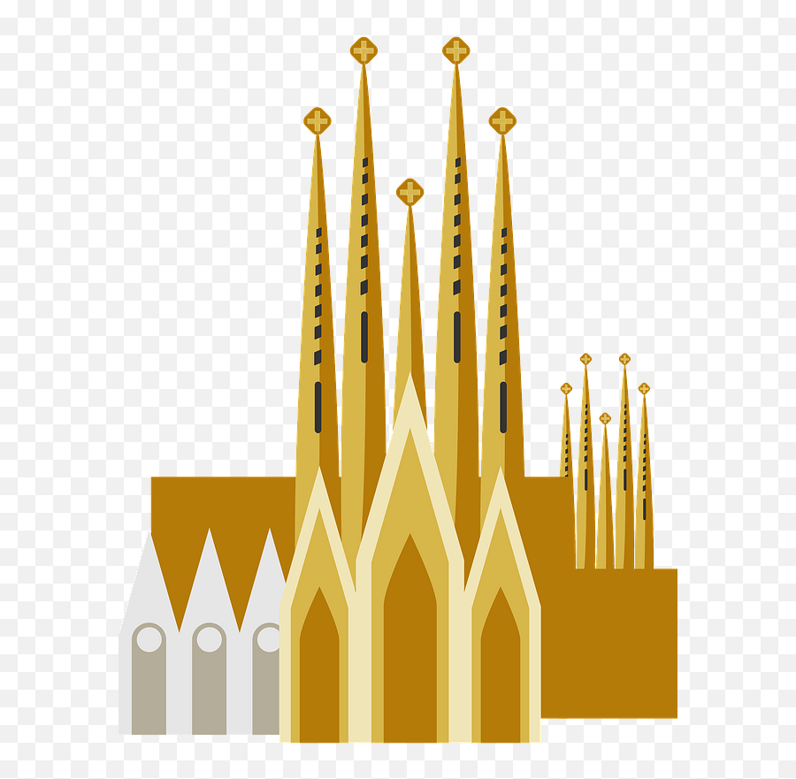 Sagrada Família Roman Cathedral - Sagrada Familia Barcelona Png,Familia Png