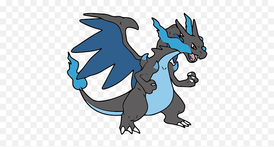 Mega Charizard X Raid Guide Pokebattler - Mega Charizard X Colouring Png,Charizard Transparent