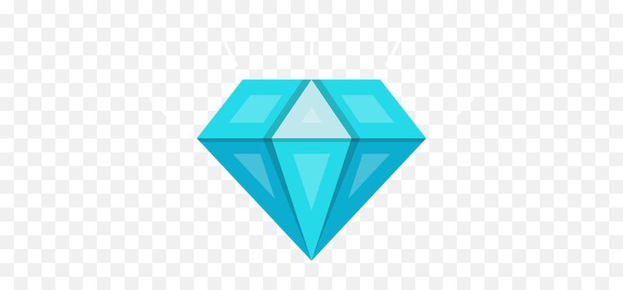 Blue Diamond Stone Vector - Diamantes Ff Png,Diamond Vector Png