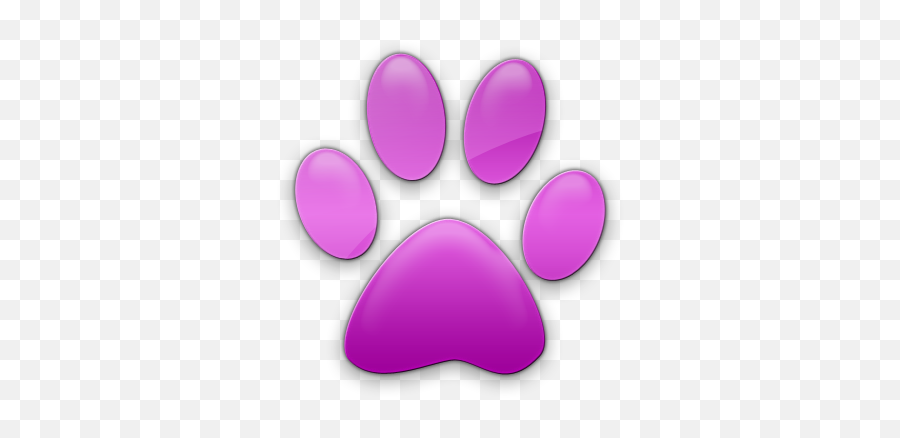 Download Hd Pink Cat Paw Clipart - Kitty Cat Paw Prints Pink Cat Paw Print Png,Cat Paw Transparent